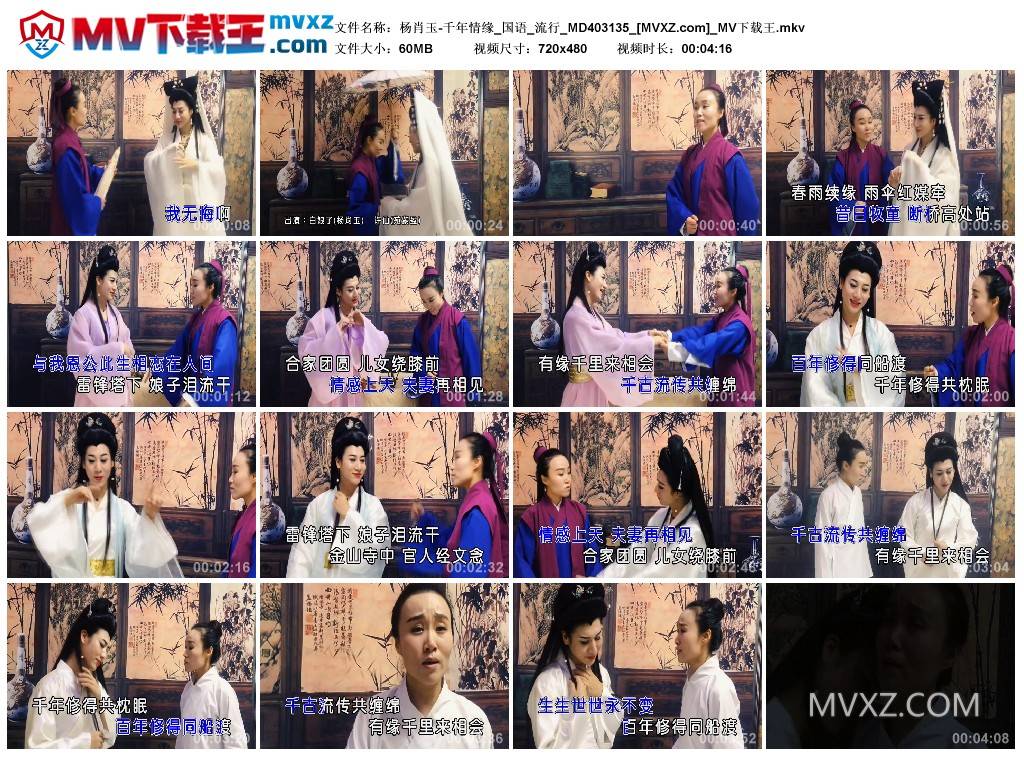 杨肖玉-千年情缘_国语_流行_MD403135